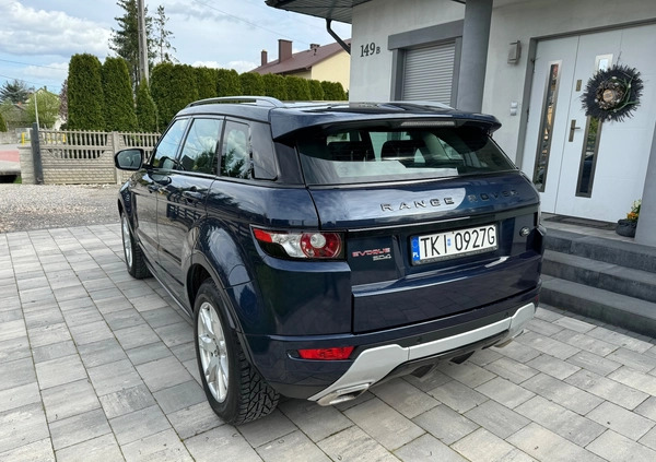 Land Rover Range Rover Evoque cena 65000 przebieg: 175200, rok produkcji 2012 z Kielce małe 92